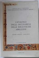 Catalogo degli incunabuli delle biblioteche abruzzesi