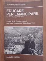 Educare per emancipare