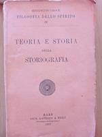 Teoria e storia della storiografia