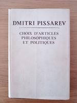 Choix d'articles philosophiques et politiques