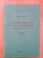 Le operazioni in Africa Orientale