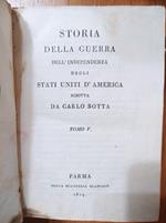 Storia della guerra d'indipendenza degli Stati Uniti D'America Tomo V