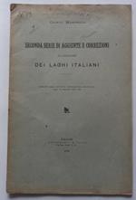 Seconda serie di aggiunte e correzioni al Catalogo dei Laghi Italiani