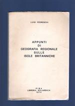 Appunti Di Geografia Regionale Sulle Isole Britanniche