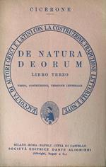 De natura Deorum. Libro terzo