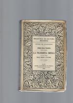 FILOSOFIA GRECA , vol I