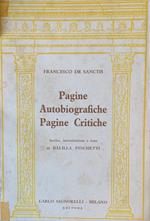 Pagine autobiografiche - Pagine critiche