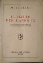 Il viatico per l'anno IX