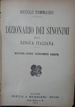 Dizionario dei sinonimi della lingua italiana