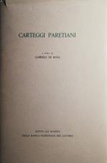 Carteggi paretiani 1892-1923