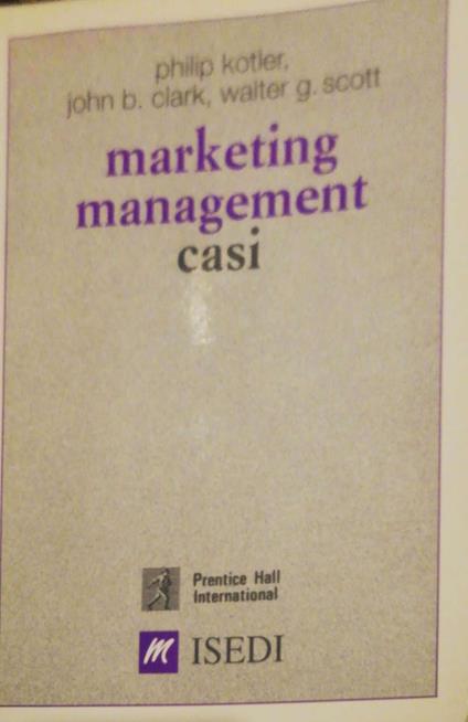 Marketing managment, casi - copertina