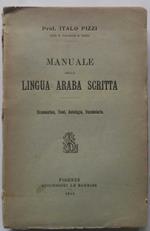 Manuale della lingua Araba scritta