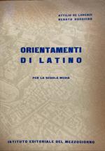 Orientamenti di latino