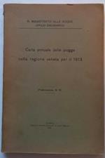 Carta annuale delle piogge nella regione veneta per il 1913