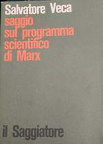 Saggio sul programma scientifico di Marx