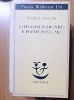 Ditirambi di Dioniso e Poesie postume