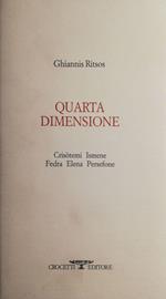 Quarta dimensione