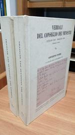 Verbali del Consiglio dei Ministri Luglio 1943-Maggio 1948. Governo Parri. V ol. V parte 1 e 2