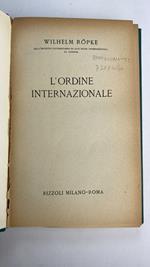 L' ordine internazionale