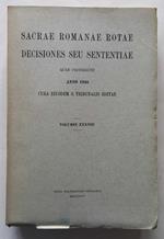 Sacrae Romanae Rotae Decisiones seu Sententiae. Anno 1946