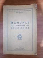 Manuale d'istruzione per il Carabiniere