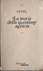 La teoria della questione agraria