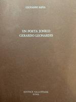 Un poeta jonico: Gerardo Leonardis