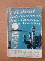 1° Festival internazionale della canzone a Venezia
