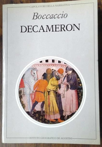 Decameron - Giovanni Boccaccio - copertina