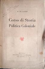 Corso di Storia e Politica Coloniale