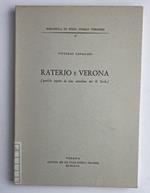 Raterio e Verona. Qualche aspetto di vita cittadina nel X secolo