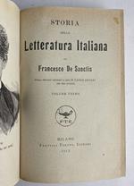 Storia della letteratura italiana. Vol. 1