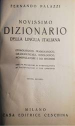 Novissimo dizionario della lingua italiana