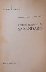 Inediti italiani di Sarandaris