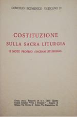 Costituzione sulla sacra liturgia e motu proprio 