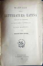 Manuale della letteratura latina