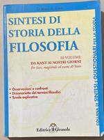 Sintesi di storia della filosofia. Da Kant ai nostri giorni (Vol. 3)