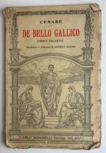 De bello gallico. Libro quarto