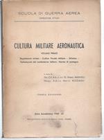 Cultura militare aeronautica - Volume primo