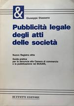 Pubblicità legale degli atti delle società