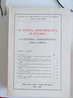 De iustitia administrativa in ecclesia