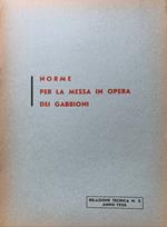 Norme per la messa in opera dei gabbioni