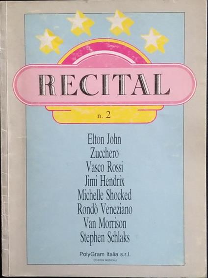 Recital. N. 2 - copertina