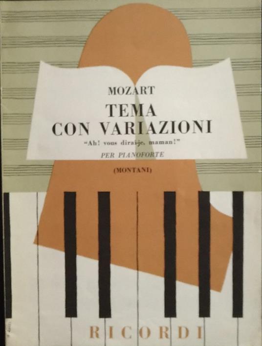 Tema con variazioni - Wolfgang Amadeus Mozart - copertina