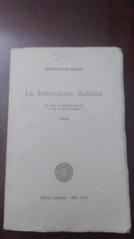 La letteratura italiana - Vol IV