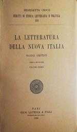 La letteratura della nuova Italia vol. I