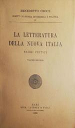 La letteratura della nuova Italia vol. II