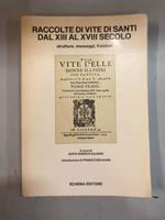 Raccolte di vite dei santi dal XIII al XVIII secolo