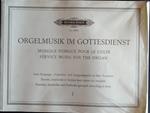 Orgelmusik im gottesdienst