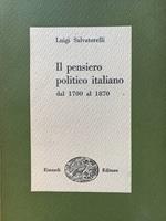 Il pensiero politico italiano dal 1700 al 1870